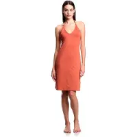 Emporio Armani for woman. EW004085_AF20255 Beach dress reddish brown (M), Casual, Polyamide, Sleeveless / Straps