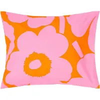 Marimekko Unikko tyynyliina 50x60 cm Oranssinpinkki