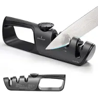 Hobby Hall Winder Home säädettävän kulman veitsenteroitin, 27 × 8 cm, musta / harmaa