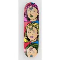 Santa Cruz Possessed Head Feelbase 8" Skeittilaudan dekki kuviotu