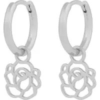 Sno of sweden Flora Rose Pendant Ring korvarenkaat