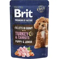Brit Premium by Nature Dog Puppy & Junior Kalkkuna & Porkkana 85 g