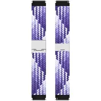 CaseOnline Punottu kellon ranneke Huawei Watch GT Runner 2 - Gradient purple