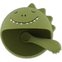 Trixie ruokailusetti imukuppikulholla Mr.Dino