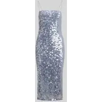 Ralph Lauren Sequin Paillettes-Wvn-Dresses - Silver - 38