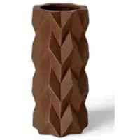 Simiu TESSURA - Vase - 17cm - Mocha