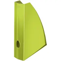 Leitz WOW Plus - Magasinfil - A4 (210 x 297 mm) - metallipintainen grøn