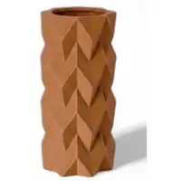 Simiu TESSURA - Vase - 17cm - Caramel