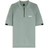 BOSS for man. 50575861 Green Perform Max Polo Shirt (L), Casual, Sport, Polyester, Short sleeve