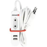 Skross USB matka-asema virtasovitin 1500600 (valkoinen)