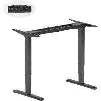 Equip 650815, 125 kg, Sähkö, 2 jalkoja, Alumiini, Muovi, Terästä, Musta, 110 cm