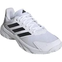 Adidas Urheilukengät 'CourtJam Control 3' harmaa / musta / valkoinen