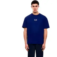 EA7 for man. 7M001402_AF22264 Graphic Series T-shirt navy (M), Casual, Cotton, Short sleeve