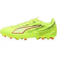 Puma Ultra 6 Play Mg Unleashed - Keltainen/musta/hehkuva Punainen/neon - Multi Ground (Mg), koko 45