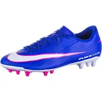 Nike Jalkapallokengät 'Mercurial Vapor 16 Academy' laivastonsininen / vaaleanpunainen / valkoinen