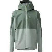 Haglöfs Men's Front Proof II Jacket Chlorophyll Green/dew Green Sadetakit L