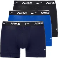 Nike Underwear Cotton Stretch Trunk 3Pk - Black - M