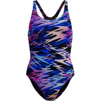 Speedo Hyperboom Print Medalist Swimsuit - Multi/patterned - 40