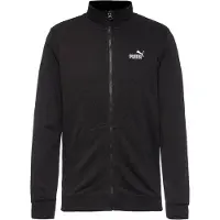 Puma Urheilullinen collegetakki 'Essentials No. 1' musta / valkoinen