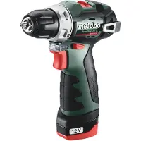 Metabo Pora/ruuvinväännin PowerMaxx BS BL; 12 V; 2x2,0 Ah akku