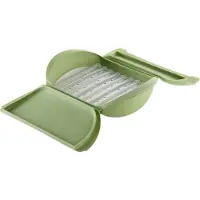 Lékué höyrykeitin Vihreä, tarjottimella, 4-pack