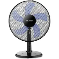 Zelmer ZTF0400, Kotitaloustuuletin lavoilla, Musta, Sininen, Taulukko, Ikkuna, 40 cm, Painikkeet, AC