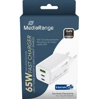 MediaRange MRMA116-2, Sisätila, AC, 20 V, Valkoinen