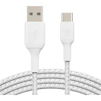 Belkin braided c-a 1m wht