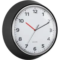 Karlsson Wall Clock Modern Retro Black - Black - Ø 34 CM