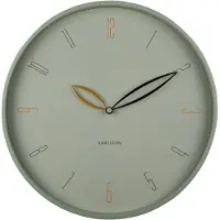Karlsson seinäkello Petals grayed jade KA6012GR