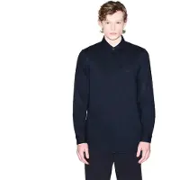Armani Exchange for man. XM002319AF24533UB101 Cotton shirt (S), Casual, Classic, Long sleeve, Navy