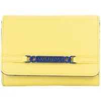 Valentino for woman. VPS9P843 Yellow logo coin purse (OSFA), Casual, Polyester, Polyurethane