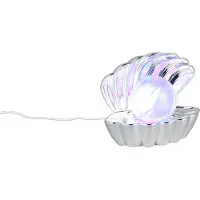 Reality Leuchten Led pöytävalaisin Shelly, Kromi/hopea, Olohuone/ruokailutila, Synteettinen materiaali, Nuorisotyylinen