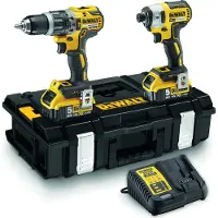 DeWalt Työkalusarja DCK266P2 (DCD796 + DCF887); 18 V; 2x5,0 Ah akku
