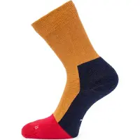 Ulvang Hero Warm Crew Sock Cathay Spice / Chilli Red/ Navy Blue Retkeilysukat 34-36