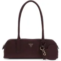 GUESS Isobel Sml Shoulder Satchel - Brown - ONE SIZE