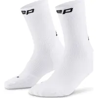 Cep Men's Run Socks Mid Cut 5.0 White Treenisukat 39-42