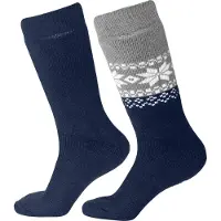 Gridarmor Unisex Alpacka Wool Heritage Socks 2-pack Navy Blazer Arkisukat 44-47