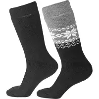 Gridarmor Unisex Alpacka Wool Heritage Socks 2-pack Black Beauty Arkisukat 40-43