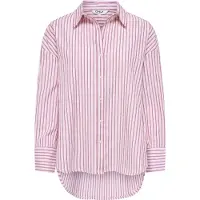 ONLY Onloregon Alva Ls Reg Shirt Noos Wvn - Pink - M