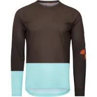 POC Men's Motion Air Long Sleeve MTB Jersey Bronzite Brown/Lazurite Blue S