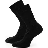 Ulvang Unisex Link Warm Crew Sock 2pack Black Retkeilysukat 35-39