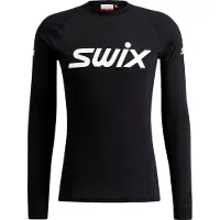 Swix Men's RaceX Classic Long Sleeve Jet Black Kerrasto yläosat S