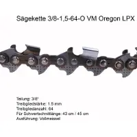 Oregon Moottorisahanketju 73LPX - PowerCut; 18''; 45 cm; 3/8''; 1,5 mm