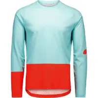 POC Men's Motion Air Long Sleeve MTB Jersey Lazurite Blue/Carnelian Orange XL