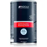 Indola Rapid BLOND+ Bleaching Powder vaalentava puuteri hiuksiin sävy Blue 450 g