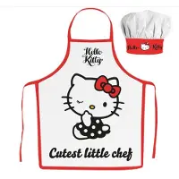 Hello Kitty Pieni Kokkikoulun lasten essu 2-osainen setti