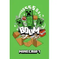 Minecraft Boom Fleeceblanket Huopa Fleece Viltti 100x150cm Multicolor