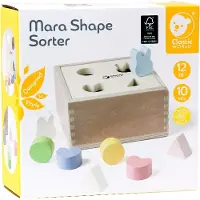 Lobbes Wooden Shape Sorter Mara 10pcs.