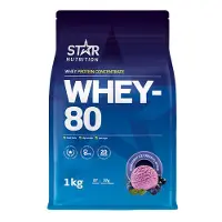 Star Nutrition Whey-80 Heraproteiini 1 kg